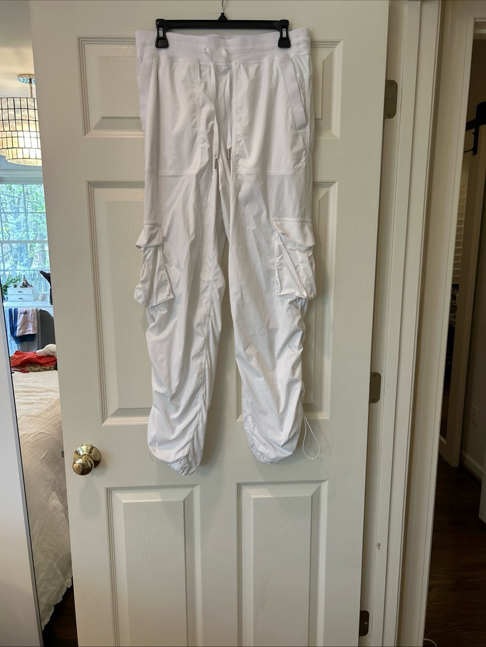 Lululemon White Cargo Jogger Pants